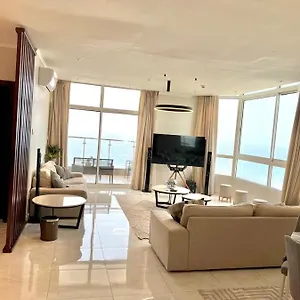 شقة فاخرة Vip مطلة على البحر برج المسارات